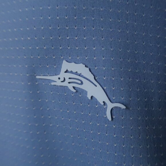 Tommy Bahama IslandZone Lt Blue MicroDot Stretch Polo (XXXL) 🌴 - Picture 1 of 8